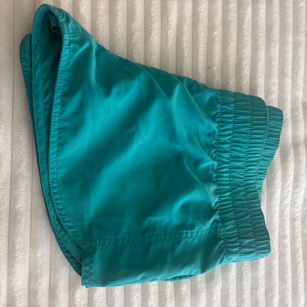 Volcom Teal Athletic Running Shorts - Picture 4 of 6